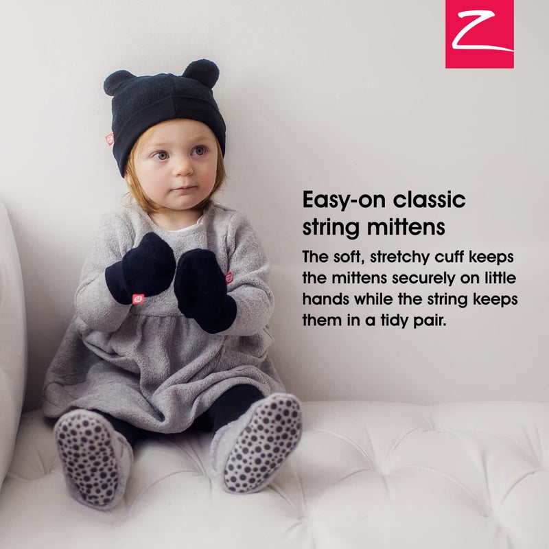 Zutano Unisex Baby Cozie Lined Mitten, Cream, One Size - Image 2